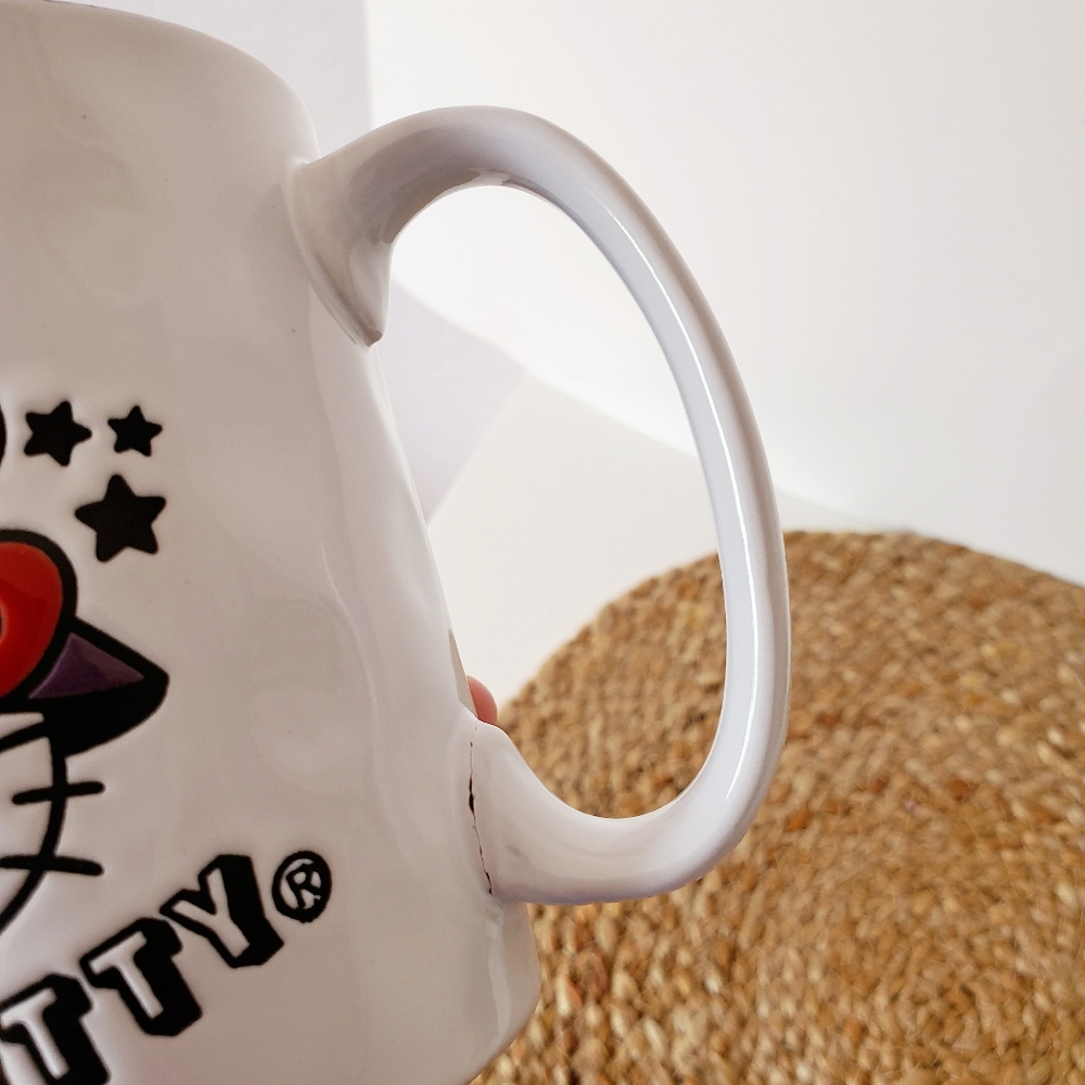 Hello Kitty Sanrio Halloween Pumpkin And Skull 17 Oz Ceramic Cofffee Mug - Picture 4 of 6